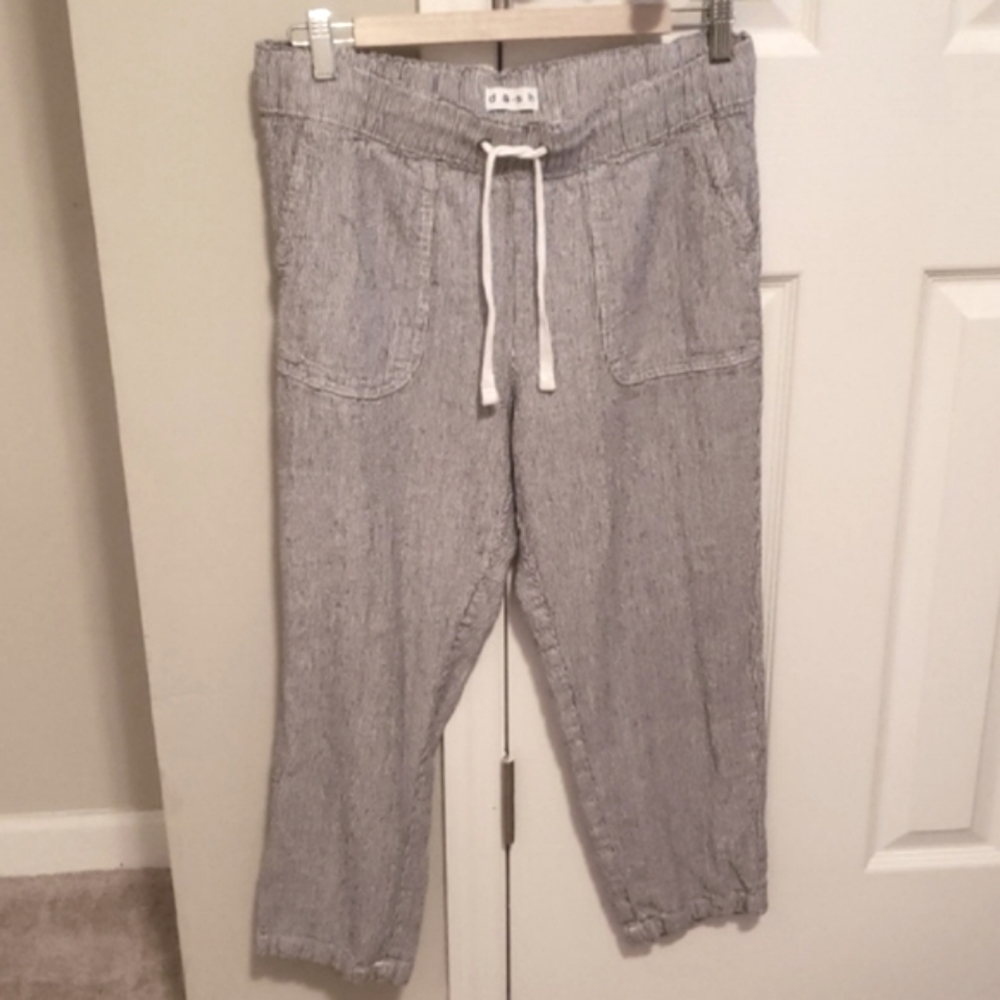 Linen blend pants